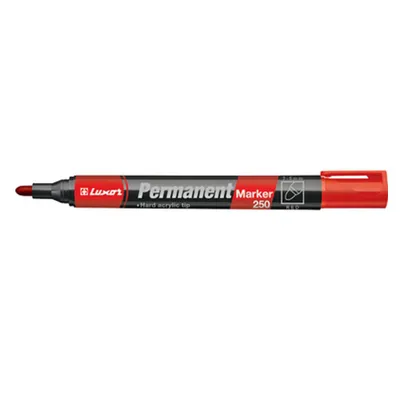 Immagine prodotto di Marcatore industriale Luxor 250, permanente, 1-3 mm, rosso