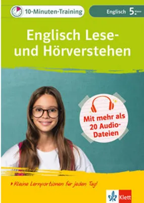 Produktbild von Klett 10-Minuten-Training Englisch Lese- und Hörverstehen 5. Klasse