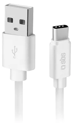Produktbild von SBS Polo USB zu USB-C Kabel 1m weiß
