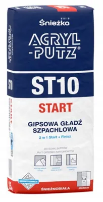 A bag of Gipsspachtelmasse ST10 start.