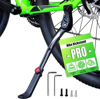 Productafbeelding van Famanu fietsenrek, aluminium, verstelbaar, met een gatafstand van 18 mm – zilver