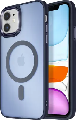 Obrázok produktu pre Avizar, puzdro MagSafe pre Apple iPhone 11 v matnej farbe, tmavomodrá