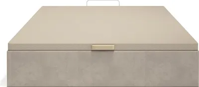 Produktbild von Kofferrahmen 160 x 200 cm - Beige gepolstert - CENOVAS by YSMÉE