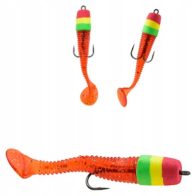 Produktbild von Miracle Fish EVA Gummiköder mit Paddelschwanz, 7-8 cm