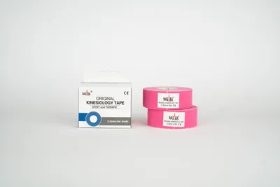 Produktbild von Nasara Tape 2,5cm x 5m - 2 Rollen : pink Farbe: pink