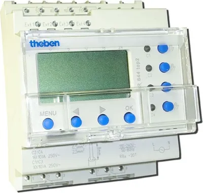 Produktbild von THEBEN Schaltuhr digi 230VAC 4kan Wechs 70800h REG