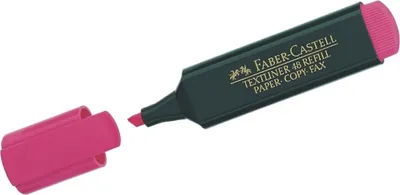 Image de 10x FABER-CASTELL 154828 Surligneur TEXTLINER 48 REFILL rose