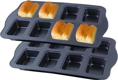 Produktbild von Famanu Mini-Kastenform für Baguette und Kuchen - 2 Stück