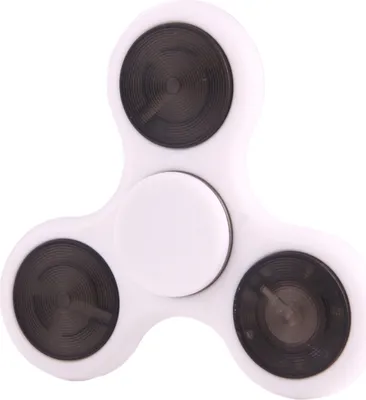 Produktbild von Glowing Fidget Spinner Spielzeug Tri-Spinner Stress Reducer Anti-Anxiety Spielzeug mit LED Licht für Kinder und Erwachsene, Ungefähr 1 M