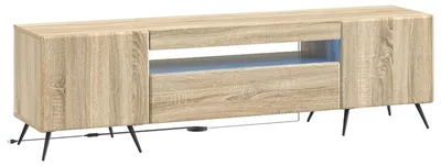 Produktbild von vidaXL LED-TV-Schrank Sonoma-Eiche Holzwerkstoff