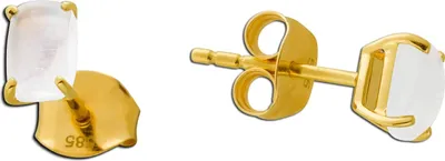 Produktbild von Mondstein Ohrringe Gelbgold 585 14K nat Mondsteine 1.30ct.