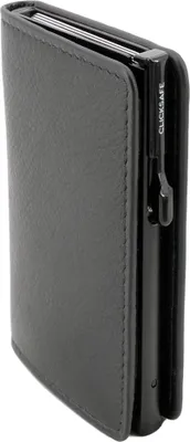 Productafbeelding van CLICKSAFE 976305 CLICKSAFE Portemonnee SLIM met kaarthouder, zacht leer, bruin