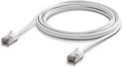 Zdjęcie produktu dla Ubiquiti UACC-Cable-Patch-Outdoor-C6A-3M-W, 3 m, Cat6a, F/UTP (FTP), RJ-45, RJ-45, Biały