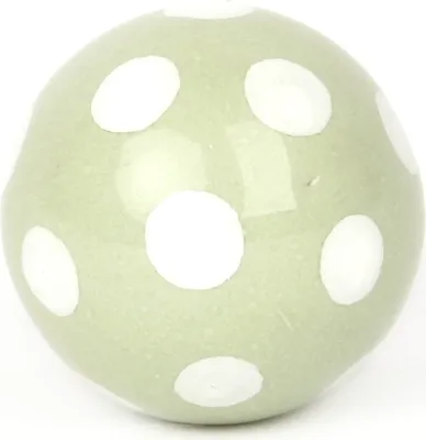 Produktbild von Knauf Ball Polka Dot grün/weiß