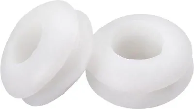 Produktbild von Draadbeschermingsstifte, 3mm, 50 Stück, weiß, Reißfest, Ölbeständig.