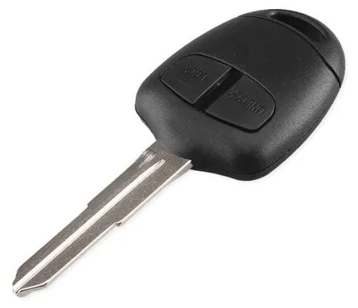 Immagine prodotto di Guscio Chiave Auto Techstar® compatibile con Mitsubishi Lancer, Grandis, Outlander, EVO, Colt, Mirage, 2 Pulsanti, Lama Destra