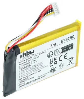 Produktbild von vhbw Akku kompatibel mit DJI Mavic Pro Controller, Pro Platinum, Pro Remote Controller Drohne Controller (2450 mAh, 3,7 V, Li-Polymer)