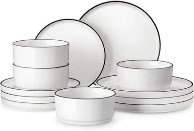 Obrázek produktu pro Porcelánová jídelní sada, 12 kusů, pro 4 osoby