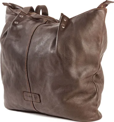 Produktbild von HAROLD'S Leder Schultertasche Submarine Shopper Brown dunkelbraun