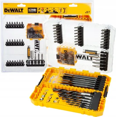 Produktbild von 57-teiliger DeWalt Bohrer und Bit-Set DT70768