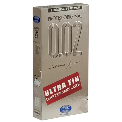 Produktbild von Protex «Original 0.02» - Ultimative Sensibilität mit 6 latexfreien Kondomen