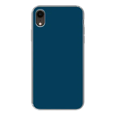 Produktbild von MuchoWow® Handyhülle Schutzhülle Hülle für iPhone XR Indigo - Palette - Farben Silikon Softcase Handy Hülle - Schutzdeckel