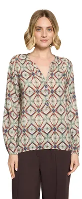 Produktbild von Bluse Kurz 1/1 Arm 1807 Nature/Brown Größe 42