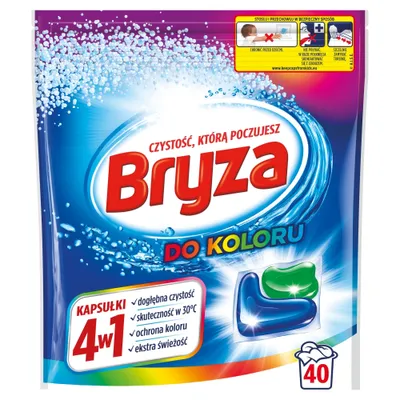 Produktbild von Bryza Waschkapseln Farbe 4in1, 40 Stück