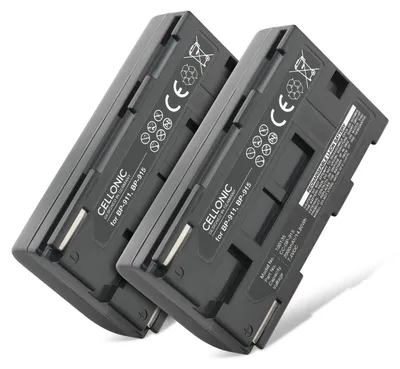Image de CELLONIC 2x Batterie pour Appareil photo Compatible avec Canon XL1, XF100, XL2, BP-915 - (2000mAh, 7.4V)