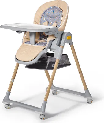 A baby high chair and recliner is shown against a white background.