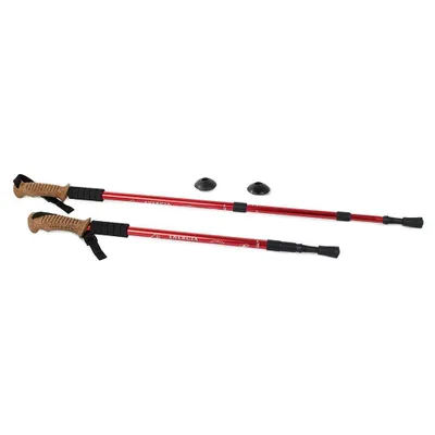 Immagine prodotto di Bastoncini da trekking per Nordic Walking con impugnatura ergonomica in sughero 2KS, 135 cm