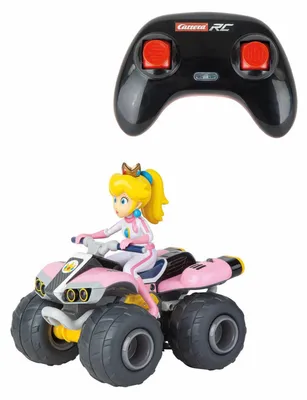 Immagine prodotto di Quad Peach auto telecomandata, 2,4 GHz, scala 1:20, CARRERA Mario Kart™, dai 6 anni in su