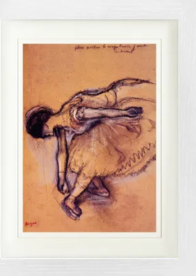 Produktbild von Edgar Degas Gerahmtes Bild Mit Edlem Passepartout | Wand-Bilder | Im Bilderrahmen - Tänzerin (40 x 30 cm)