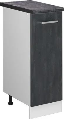 Zdjęcie produktu dla Szafka apteczna Vicco R-Line Czarny beton 30 cm BP Antracyt, Model 47585