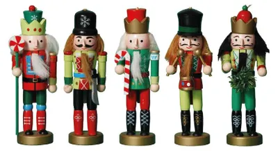 Obrázok produktu pre Ozdoba "Nutcracker" (Figúrka "Dediček"), 5 kusov, 13 cm, M13503