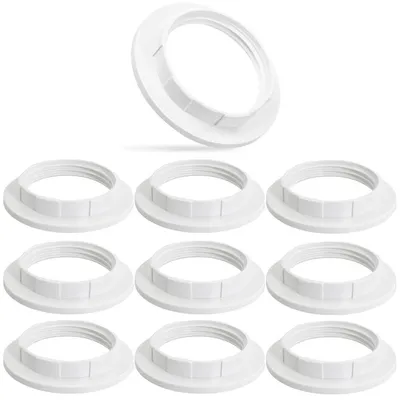 Productafbeelding van E14-schroefringconverter, 10 Stuks, kunststof lampenkap adapter