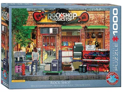 Zdjęcie produktu dla EUROGRAPHICS Puzzle Rock Shop 1000 Teile