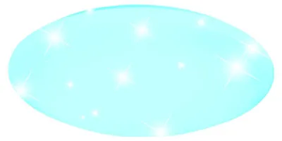 Produktbild von RGB LED Deckenlampe, dimmbar, Fernbedienung, Sterneneffekt, D 41cm