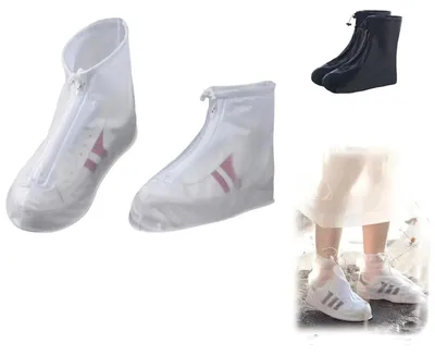 Image de Solidchoice - Protège-chaussures réutilisables et imperméables pour la pluie