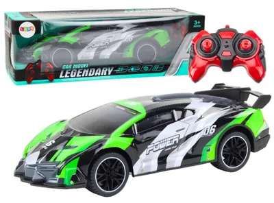 Immagine prodotto di Auto sportiva telecomandata RC 1:10, 25 km/h, luci verdi