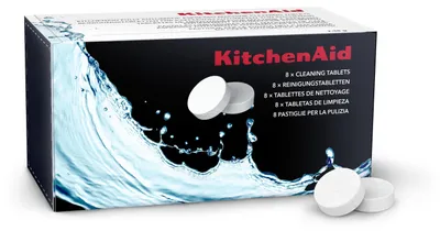 Zdjęcie produktu dla KitchenAid KESCT8, Tabletki do czyszczenia, KitchenAid, KF6, KF7, KF8, Biały, 8 szt., 20 g