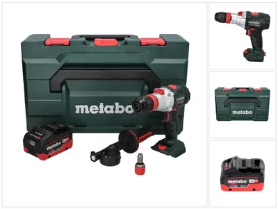 Image de Metabo SB 18 LTX BL Q I Perceuse à percussion sans fil 18 V 130 Nm brushless + 1x Batterie 5,5 Ah + Coffret metaBOX - sans chargeur