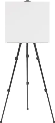 Produktbild von (Design 2026） Staffelei Verstellbar Schwarz Metall - Flipcharts HOMMIE 172392 - Flipcharts