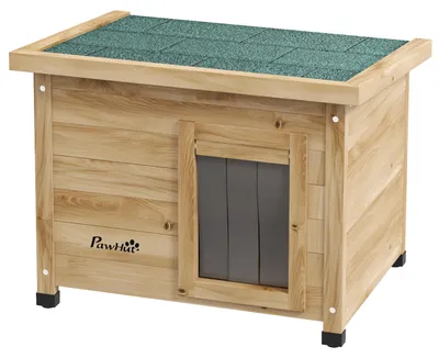 Obrázok produktu pre Domček pre mačky Pawhut PawHut s bočným oknom D30-784V00