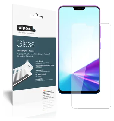 Obrázok produktu pre 2 ochranné fólie pre Vivo Z3x - nárazuvzdorná fólia 9H, sklenený plast (1x predná strana + 1x zadná strana)