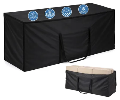 Produktbild von Aufbewahrungstasche für Gartenkissen 200x60x80 cm Schwarz
