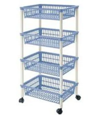Zdjęcie produktu dla Wózek na warzywa Tontarelli Wyjmowane 4 szuflady (40 x 29 x 18 cm)