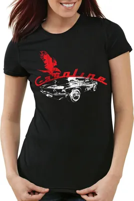 Produktbild von style3 Muscle Car T-Shirt Damen mustang, Farbe:Schwarz, Größe:M
