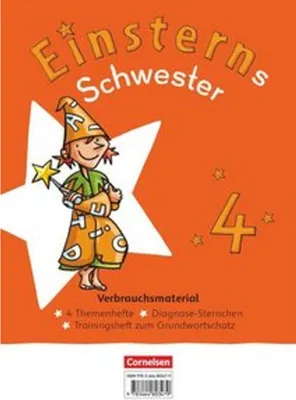 Immagine prodotto di Einsterns Schwester 4. Schuljahr. Themenhefte 1-4, Training Grundwortschatz und Diagnoseheft - Verbrauchsmaterial - Im Paket, mit digitalen Medien