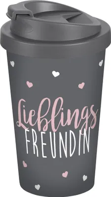 Produktbild von Coffee to go Becher Lieblingsfreundin 400ml